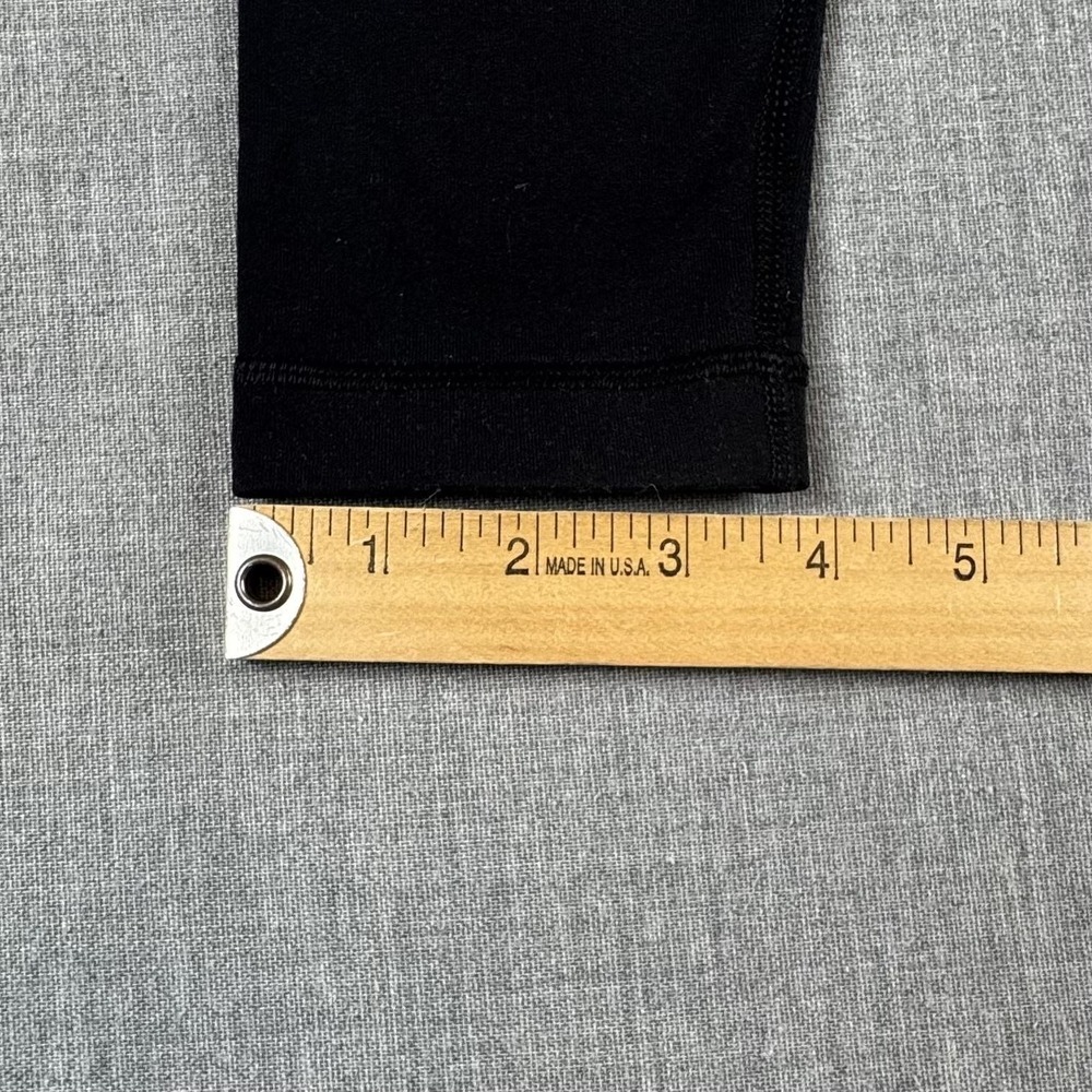 Lululemon Pants Womens 6 Black Ankle Leggings Yoga Gym Athletic - Picture 9 of 9